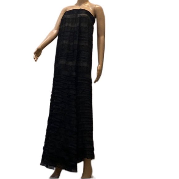 AUTHENTIC CAROLINA HERRERA Dress/Skirt size 8 Silk Ruffled - Picture 7 of 15